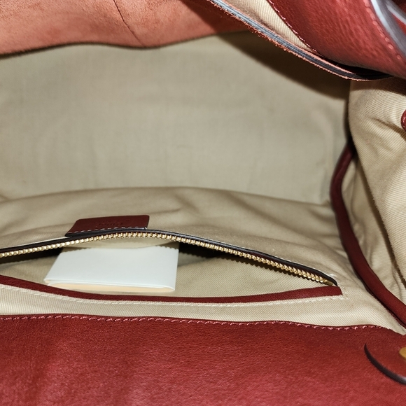 Chloé Owen Flap Bag Red Leather "Hard to find Color" ❤️ - Picture 6 of 8
